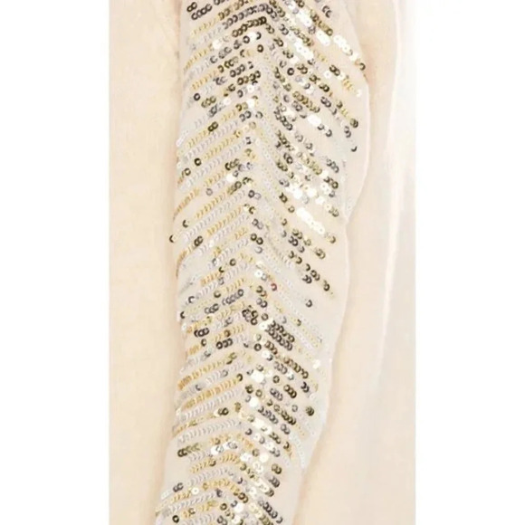 Superdown / Revolve / NWT Rudie Sparkle Sleeve Dress in Ivory Size XS - Picture 4 of 4